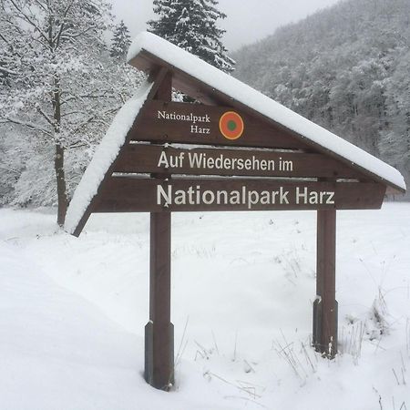 Das-Urlaubszuhause-Fuer-Familien-Grossfamilien-Mehrfamilien-Und-Kleine-Gruppen-Bis-Zum-12-Personen-Mit-Vielen-Unterhaltungsmoeglichkeiten-Im-Harz Villa Sieber Dış mekan fotoğraf